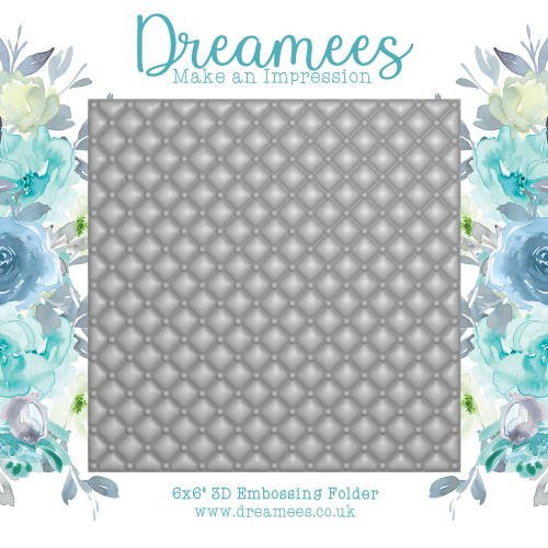 Make an Impression: 3D Quilted 6x6 Embossing Folder